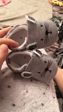 Bebé zapatillas de niños niñas suela suave antideslizantes no cuna casa Zapatos de botines de invierno abrigados de ratón de dibujos animados en primer lugar los caminantes