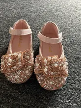 Zapatos de princesa brillantes para niños, zapatillas de perlas con diamantes de imitación para fiesta y boda, D487, 2020