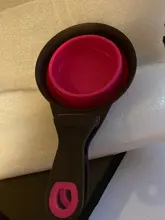 Cuenco plegable para mascotas, cuchara de comida, bolsa de comida, tazón de agua, taza medidora, cuchara de comida para perros, 1 ud.