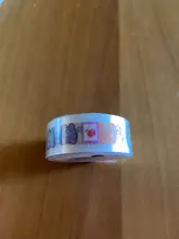 Lindo gato serie familiar diario Washi Tape Scrapbooking DIY etiqueta Kawaii cinta adhesiva de PET cinta de la Oficina de la Escuela de