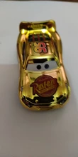 Disney-Coche de juguete de McQueen Jackson para niños, juguete de autos infantil de metal fundido, alusivo a película Cars, regalo de cumpleaños o de navidad, de alta calidad, 2, 3, 1:55