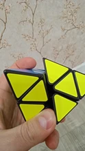 MoYu Meilong 3x3x3 pirámide Cubo mágico MoFangJiaoShi JINZITA 3x3 pegatinas de Cubo mágico Cubo rompecabezas regalo niños juguetes para niños