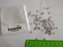 100 unids/lote 4mm alambre de protectores de protección de alambre tutor protectores de bucles en forma de accesorios cierres conector para la fabricación de la joyería