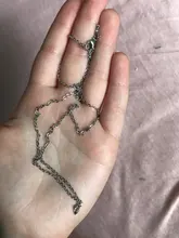 CACANA-collares de cadena de acero inoxidable para hombre y mujer, Color dorado y plateado para colgante, joyería fina no decolorada, N1918