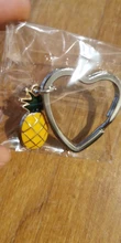 Llavero de piña personalizado con 26 letras iniciales de A-Z, joyería de piña, amuletos de fruta, mejores amigos, regalos