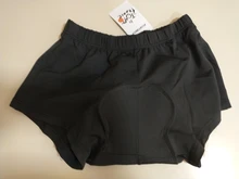 KUWOMAX-Camiseta de ciclismo para hombre, pantalones cortos de ciclismo de montaña con almohadilla de Gel 5D, a prueba de golpes, ropa interior de Gel 9D