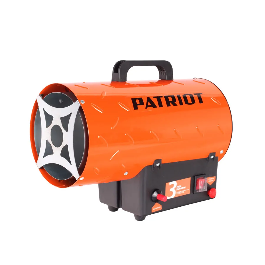 Пушка тепловая газовая PATRIOT GS 16 (Поток воздуха 350 м3/ч мощность 16000 кВт защита от