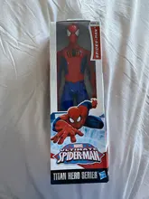 Titan Hero-figura de acción de Spider-man, muñeco de Hombre Araña de 30cm, Superhéroes, Spiderman, juguetes de regalo de Navidad para niños