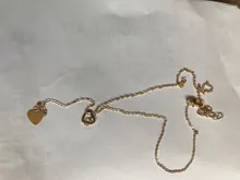 Collar de cadena con corazón de cobre para mujer y niña, joyería de moda, regalo