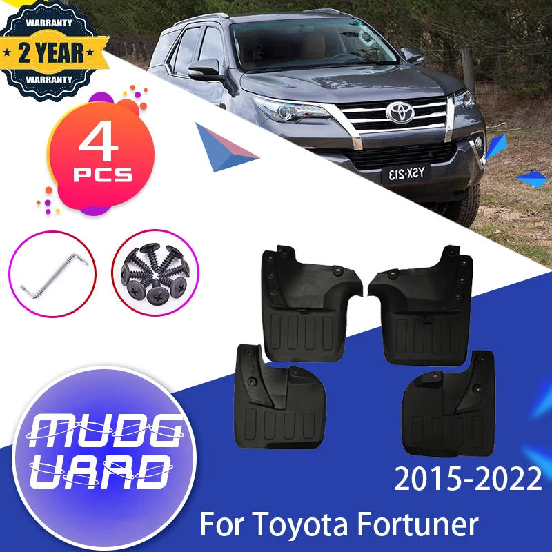 Car Mudguards For Toyota Fortuner SW4 AN150 AN160 2015~2022 Front Rear Wheels Splash Mud Guards 4 Piece Set Car Accessories 2021
Car Mudguards For Toyota Fortuner SW4 AN150 AN160 2015~2022 Front Rear Wheels Splash Mud Guards 4 Piece Set Car Accessories 2021
