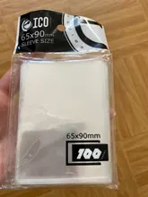 100 unids/pack Card Sleeves Protector magia de tres unido Estrella del Fútbol ID Banco transparente protectora manga tarjeta * 65*90mm