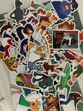 Animaciones de dibujos animados para niños, pegatinas de Futurama, grafiti personalizado, equipaje decorativo, impermeable, juguetes de pegatinas, 10/50 Uds.