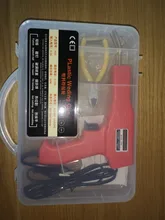 Grapadora caliente de 50W, máquina de soldadura de plástico PVC, Kit de reparación de garaje, reparación de parachoques, soldador de plástico práctico