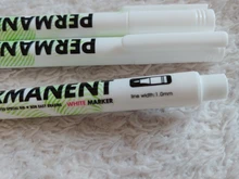 Rotulador aceitoso impermeable, bolígrafo de Gel de plástico para escribir y dibujar, color blanco, bricolaje, Album, grafiti, artículos de papelería, diario, 1 ud.