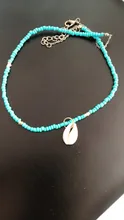HuaTang-Collar con adorno de concha para mujer, colgante bohemio en color verde con adorno de concha de estrás, accesorios de playa a la moda, modelo 6947