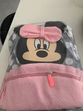 Mochila de dibujos animados de Disney para niños y niñas, preciosa mochila escolar de Minnie, Mickey Mouse, regalo para niños
