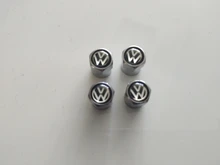 4 Uds de Metal de plata hexágono coche válvula con tapa para rueda neumático válvula gorras cubierta con emblema de accesorios para Opel Renault Abarth, Etc.