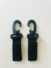 Ganchos de seguridad para cochecito de bebé, 2 uds., gancho para bolsa de cochecito de silla de ruedas, Clip de la bolsa de compras, gancho para coche de bebé
