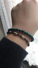 . De alta calidad azul Buda Ojo de Tigre brazaletes con piedras naturales cuentas elasticidad de la cuerda de los hombres pulsera de las mujeres
