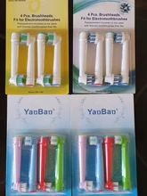 Oral B cabezales de cepillo de dientes eléctrico de archivos adjuntos cepillo espaà a 4 unids/pack limpieza precisa acción cruzada 3D blanco