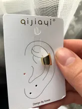 HUANZHI-pendientes de Metal con clip para hueso del oído para mujer, aretes sin Piercing, Color dorado/plateado, joyería de fiesta para niña 2020