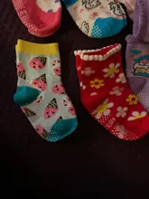 Calcetines náuticos antideslizantes de algodón para niños, calcetín de corte bajo para chico, con empuñaduras de goma, para las cuatro estaciones, de 0 a 6 años, 6 par/lote