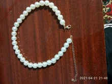 Collar de perlas Vintage para mujer, cadena elegante, accesorios Retro, combina con todo, de estilo urbano