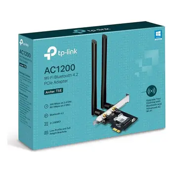 Wi-Fi Network Card TP-Link Archer T5E 2.4 GHz 300 Mbps
Wi-Fi Network Card TP-Link Archer T5E 2.4 GHz 300 Mbps