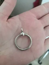 Colgante de Plata de Ley 925 con forma de cadena para mujer, accesorio Original de cadena de Cable, abalorio de plata 925, fabricación de joyas, gran oferta