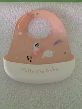 Baberos de animales de dibujos animados para bebé, Baberos impermeables de silicona suave para bebé, Niña y niño, material de alimentación impreso ajustable, delantal de babero para niño