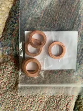 5 uds DIN7603 M6 M8 M10 M12 M14 M16 M18 M20 T3 O anillo de sellado de la Junta anillo Arandela de cobre barco aplastar arandela plana anillo de sello de