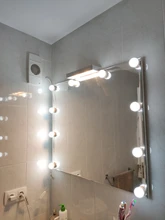 Espejo, decoración de dormitorio de maquiagem profissional completa tocador de mueble de vanidad espejo de luz, luces led para maquillaje luz hollywood