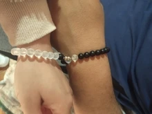 2 unids/set brillante imán par pulsera Vintage Natural piedra distancia emparejado pulsera de los amantes de la joyería de regalo de día de San Valentín