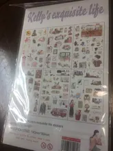 Pegatinas decorativas de diario para niñas, etiqueta de palo de Scrapbooking, diario, papelería, álbum, diario planificadores, pegatinas, 6 unids/lote