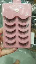 2019 caliente 5 pares Popular corto Natural pestañas falsas diario pestañas niñas necesidades Wimper Extensiofor