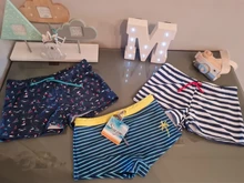 Bañadores cortos con estampado a rayas para niños, ropa de baño, 2020