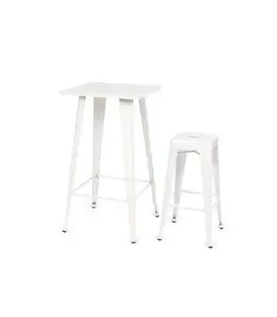 Tolix high Model square metal high table 
Tolix high Model square metal high table
