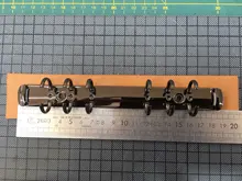 Clips de encuadernación de Metal de alta calidad, Clip de encuadernador de hojas sueltas, carpeta de archivos, aro de bricolaje, álbum de recortes, anillas circulares