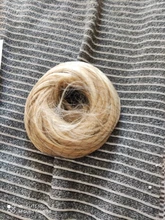 MANWEI-extensiones de cabello sintético, coletero elástico, mechones, moño de Donut