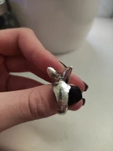 Ajustable QIAMNI Vintage Hippie Chic conejo hecho a mano conejo Animal nudillos anillos para las mujeres dije para chicas regalo de joyería de moda