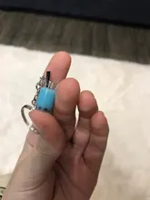 Llaveros de perla artesanal a la moda para hombre y mujer, llaveros colgantes de aleación, taza de café o té