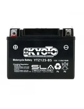 Battery YTZ12S-BS 12v SLA 11ah Kyoto
Battery YTZ12S-BS 12v SLA 11ah Kyoto