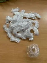 Tapas protectoras de plástico desechables para las orejas, 50/100 Uds., para salón de peluquería, protección contra tinte, gorro de ducha, herramienta