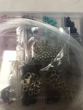 1323 Uds. Kit de cuentas de piedras preciosas irregulares con cuentas espaciadoras cierres de langosta anillos de salto elásticos para suministros de joyería DIY