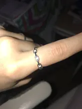 ¡Venta al por mayor! Anillos Foxanry de Plata de Ley 925 con cara sonriente para mujer, cadena creativa y sencilla, regalos geométricos para fiestas