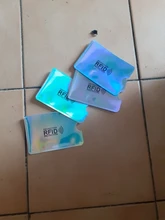 Billetera Anti Rfid para hombre con bloqueo de lector, tarjetero para tarjetas bancarias, funda protectora de Metal para tarjetas bancarias, 7 colores