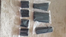 Manguito termorretráctil negro, Kit surtido de tubos de conexión eléctrica, envoltura de Cable eléctrico, 127 Uds.