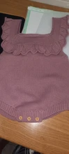 Monos de punto para bebé y niña, de Color caramelo ropa bonita para recién nacido, Body Infantil de 0 a 18 meses, trajes para niño