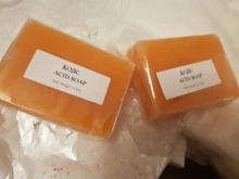 Jabón blanqueador de Ácido Kójico, cubierta negra oscura, Ácido Kójico, glicerina brillante, para cara y cuerpo, jabón blanqueador de piel