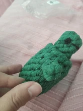 Juguetes de policarbonato para perros, mordedores de juguete para perros de dibujos animados, resistente a mordeduras trenzadas, Limpieza de dientes, cuerda de algodón